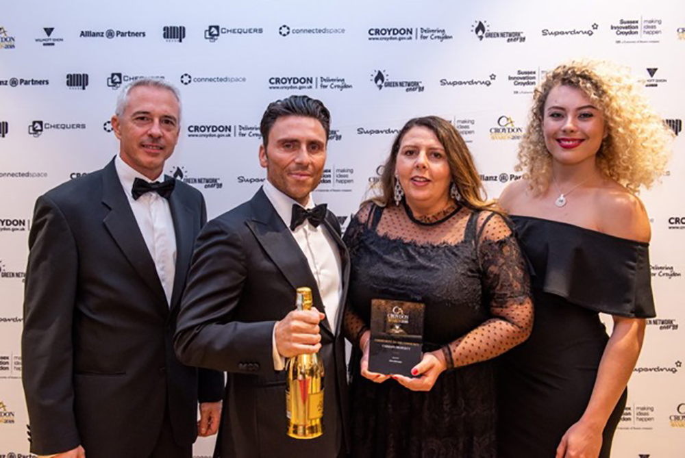 Caridon Property wins the Commitment to the Community award at the 2018 Croydon Business Excellence Awards